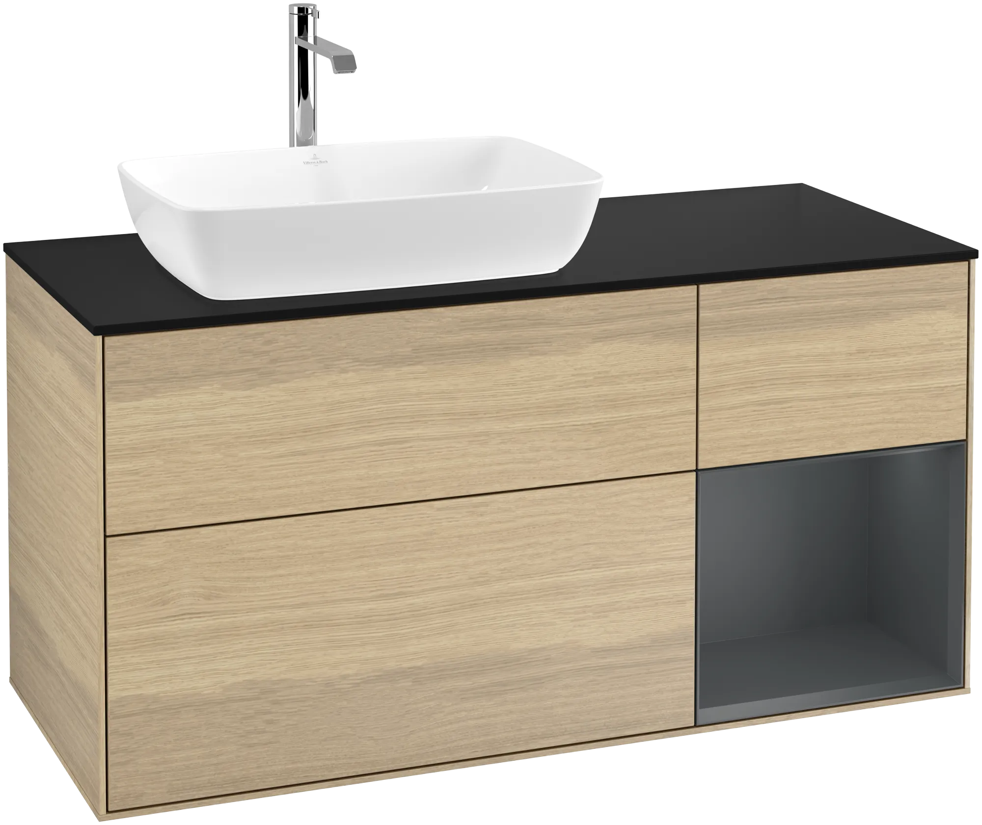 Villeroy & Boch Finion Waschbeckenunterschrank G81 1200x603x501mm mit Beleuchtung