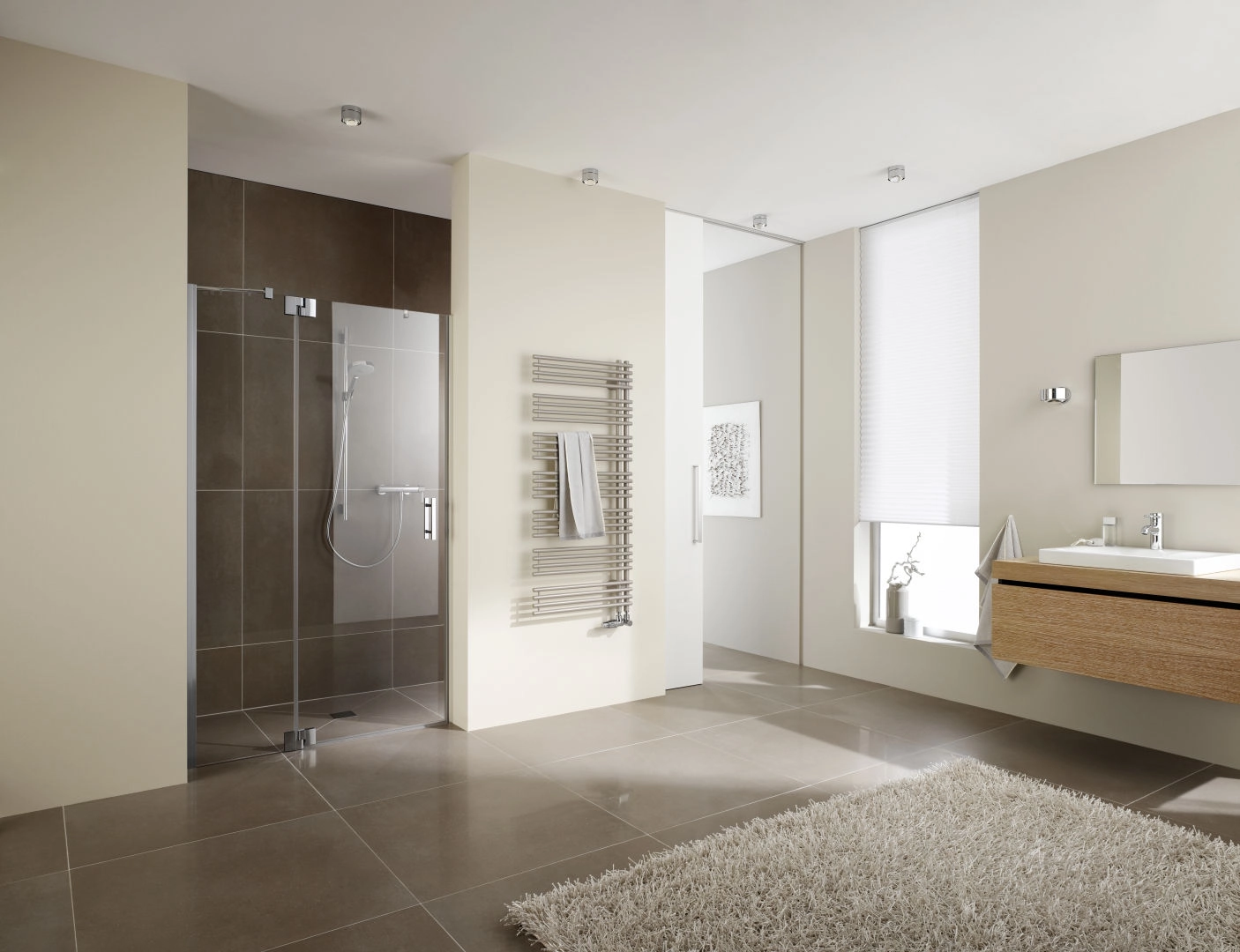 Kermi Design-Heizkörper „Diveo®“ 60 × 132 cm in Graphit Metallic Kermi Design-Heizkörper „Diveo®“ 60 × 132 cm in Graphit Metallic