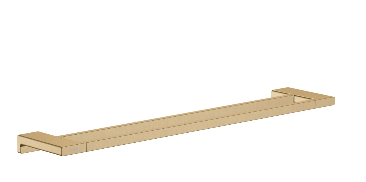 Hansgrohe AddStoris Q Doppelbadetuchhalter Brushed Bronze, 648 mm Länge, Wandmontage mit verdeckter Befestigung Hansgrohe AddStoris Q Doppelbadetuchhalter Brushed Bronze, 648 mm Länge, Wandmontage mit verdeckter Befestigung