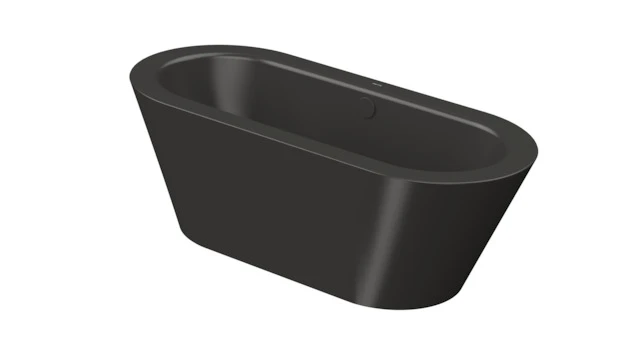 Bette Badewanne „BetteStarlet Oval Silhouette“ freistehend oval 165 × 75 cm in Anthracite