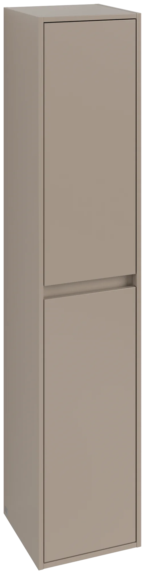 Villeroy & Boch Hochschrank Skyla, Eckig, 350x1700x349 mm, 2 Türen, SoftClosing, Taupe Villeroy & Boch Hochschrank Skyla, Eckig, 350x1700x349 mm, 2 Türen, SoftClosing, Taupe