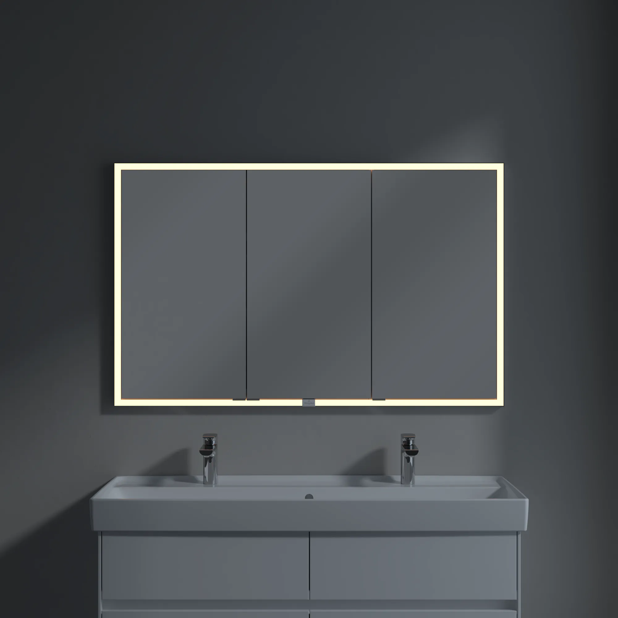 Villeroy & Boch Einbau-Spiegelschrank My View Now, 1200x750x168 mm, glänzend, mit Beleuchtung und Absenkautomatik Villeroy & Boch Einbau-Spiegelschrank My View Now, 1200x750x168 mm, glänzend, mit Beleuchtung und Absenkautomatik
