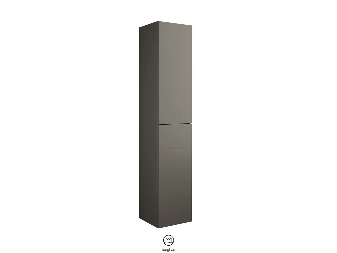 Hochschrank, 2 Türen mit Tip-On-Technik;2 Innenschubladen;4 Einlegeböden;1 fester Boden, Tiefe: 350 mm, Breite: 350 mm, Höhe: 1760 mm