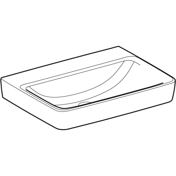 Wandwaschtisch „Renova Plan“, rechteckig 65 × 48 cm in weiß alpin Wandwaschtisch „Renova Plan“, rechteckig 65 × 48 cm in weiß alpin