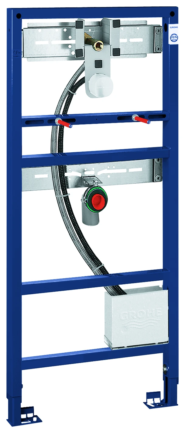 Waschtisch-Element Rapid SL 38748_2, 1,13 m Bauhöhe, für Vorwand- oder Ständerwandmontage, mit Rohbauset für Infrarot-Elektronik Essence E 36 447 000 und Eurocube E 36 442 000