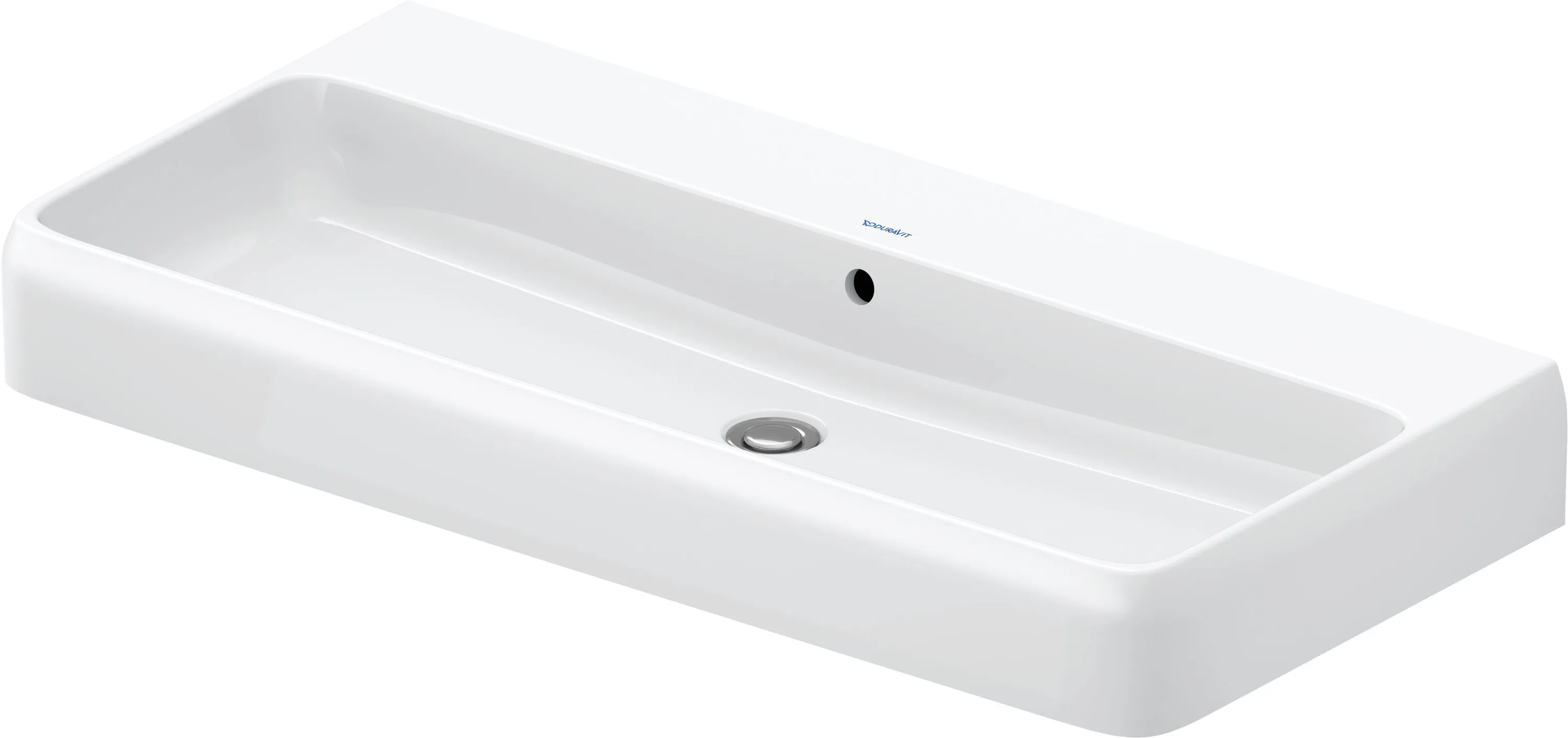 Wandwaschtisch geschliffen „Qatego“ 100 × 47 × 15 cm, ohne Hahnlochbohrung in mit HygieneGlaze Wandwaschtisch geschliffen „Qatego“ 100 × 47 × 15 cm, ohne Hahnlochbohrung in mit HygieneGlaze