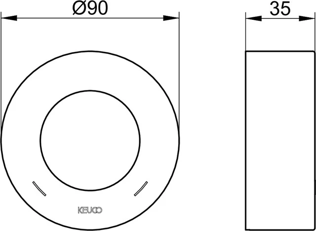 IXMO 59551170381 Verlängerungs-Rosette für Einhebelmischer, rund Höhe 25 mm Aluminium-finish IXMO 59551170381 Verlängerungs-Rosette für Einhebelmischer, rund Höhe 25 mm Aluminium-finish