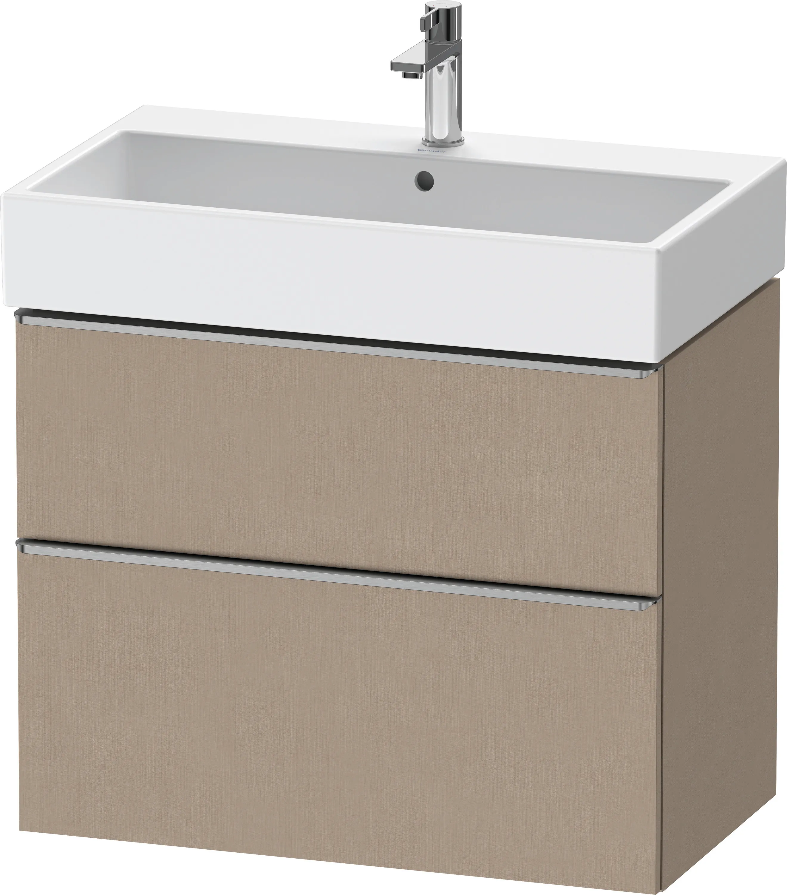 Duravit Waschtischunterschrank wandhängend „D-Neo“ 78,4 × 62,5 × 44,2 cm Leinen