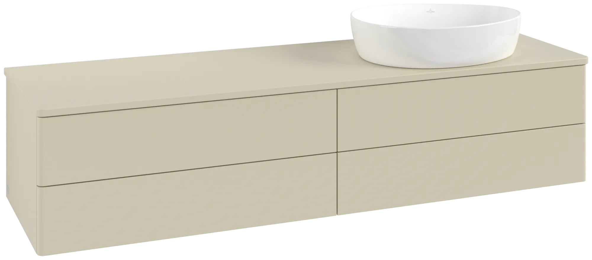 Villeroy & Boch Antao Waschbeckenunterschrank L27_1 1600x360x500mm Silk Grey Matt