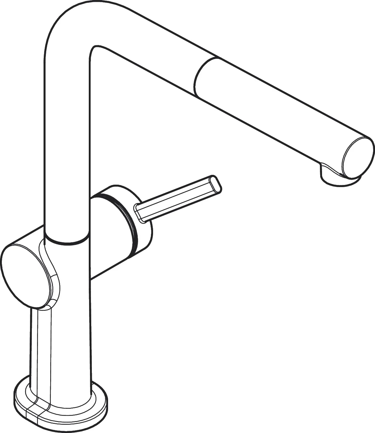 Spültischmischer 270 Talis M54 Ausziehauslauf 1jet chrom