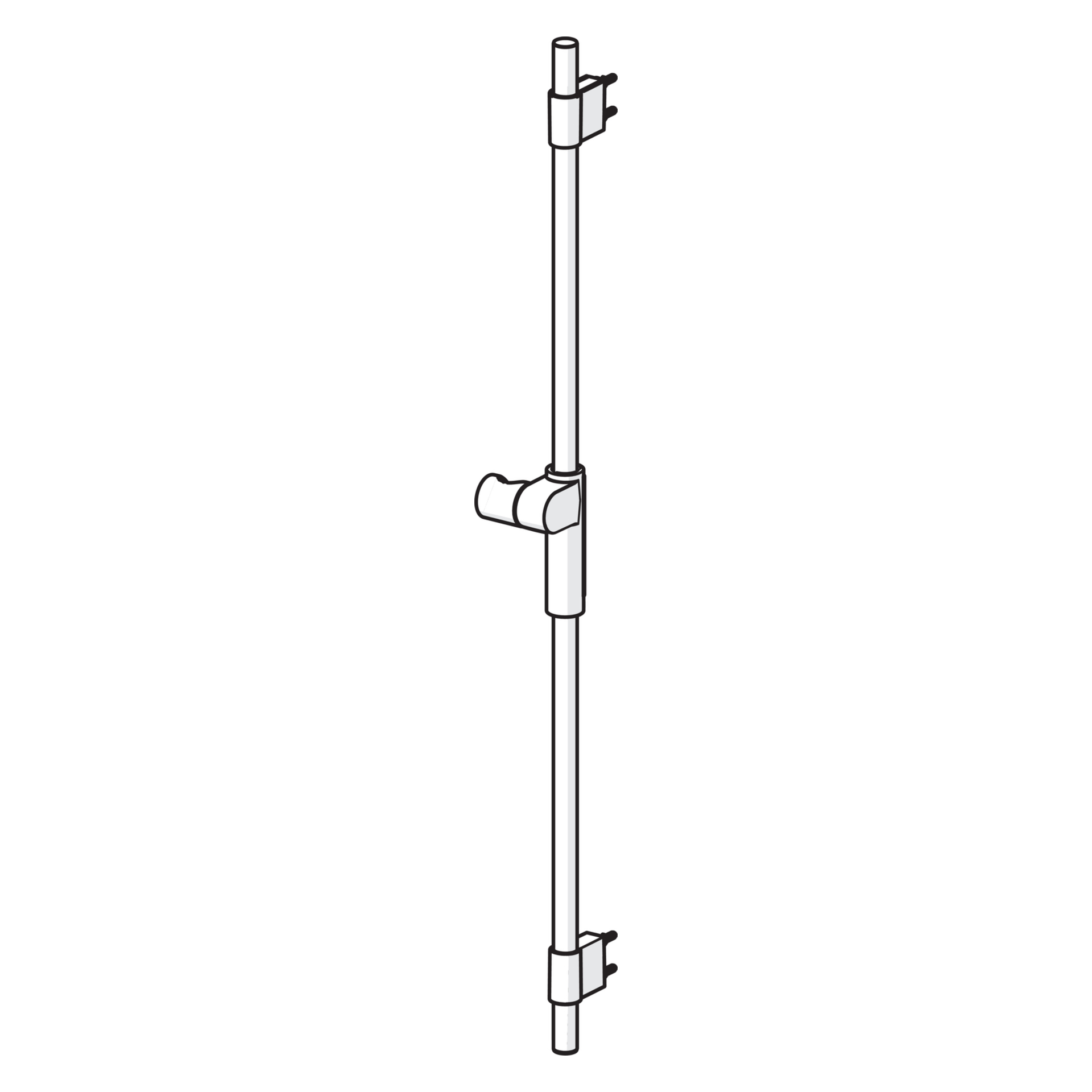 HA Wandstange HANSAACTIVEJET 0479 Chrom