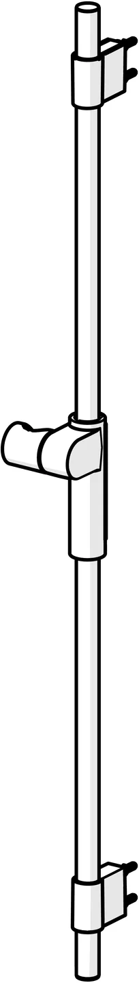 HansaACTIVEJET Duschstange Wandstange HansaACTIVEJET 0479 Chrom HansaACTIVEJET Duschstange Wandstange HansaACTIVEJET 0479 Chrom