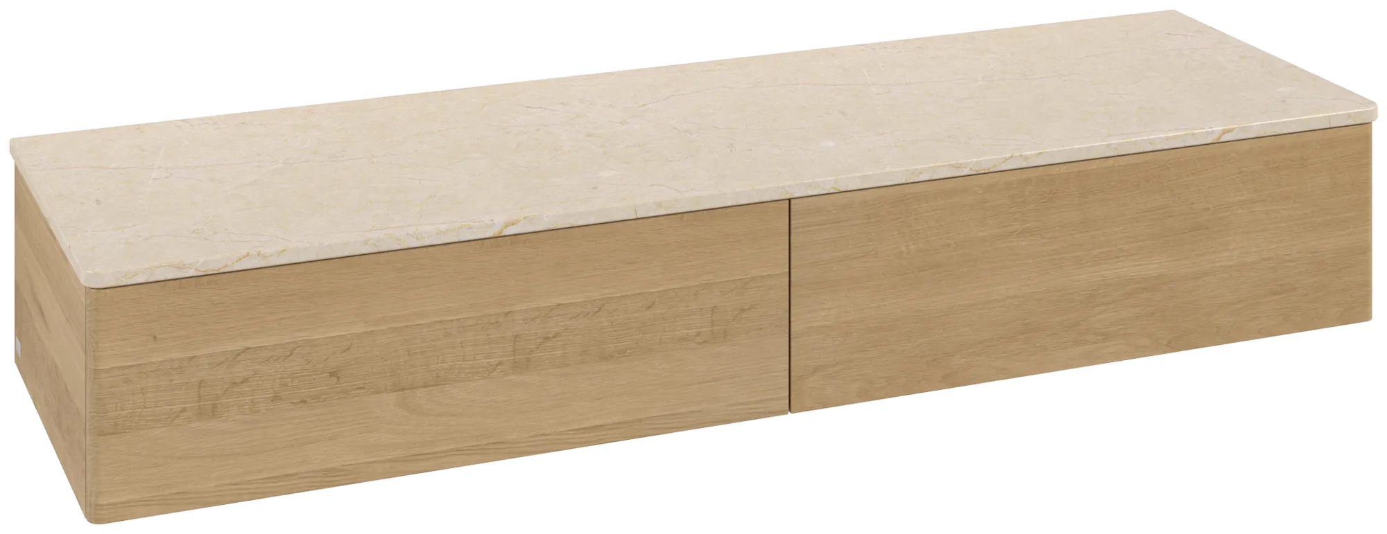 Villeroy & Boch Antao L42 Sideboard, 1600x268x500mm, Honey Oak/Botticino Villeroy & Boch Antao L42 Sideboard, 1600x268x500mm, Honey Oak/Botticino