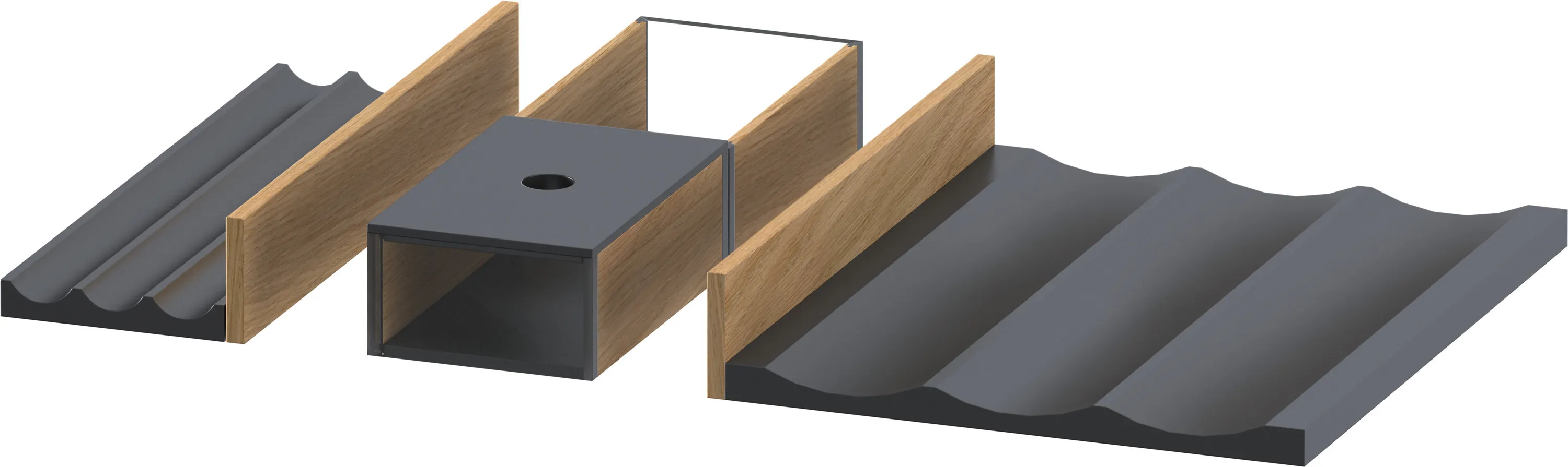 Duravit Einrichtungssystem Set 46,2 cm in / / Duravit Einrichtungssystem Set 46,2 cm in / /