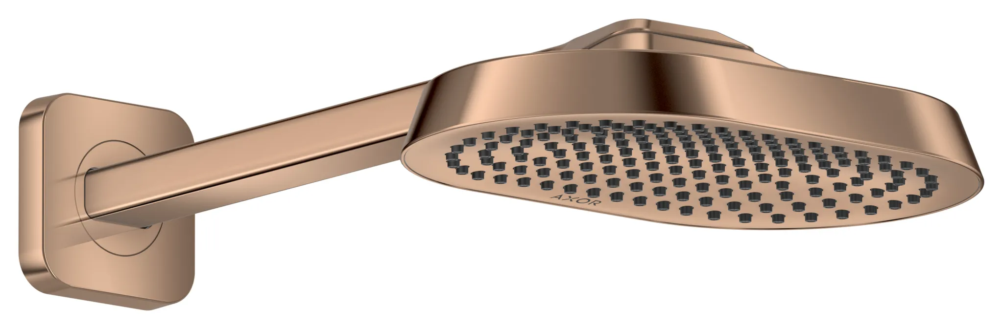 Hansgrohe AXOR ShowerSphere Kopfbrause 250⁄160 1jet mit Brausearm, Polished Red Gold Hansgrohe AXOR ShowerSphere Kopfbrause 250⁄160 1jet mit Brausearm, Polished Red Gold