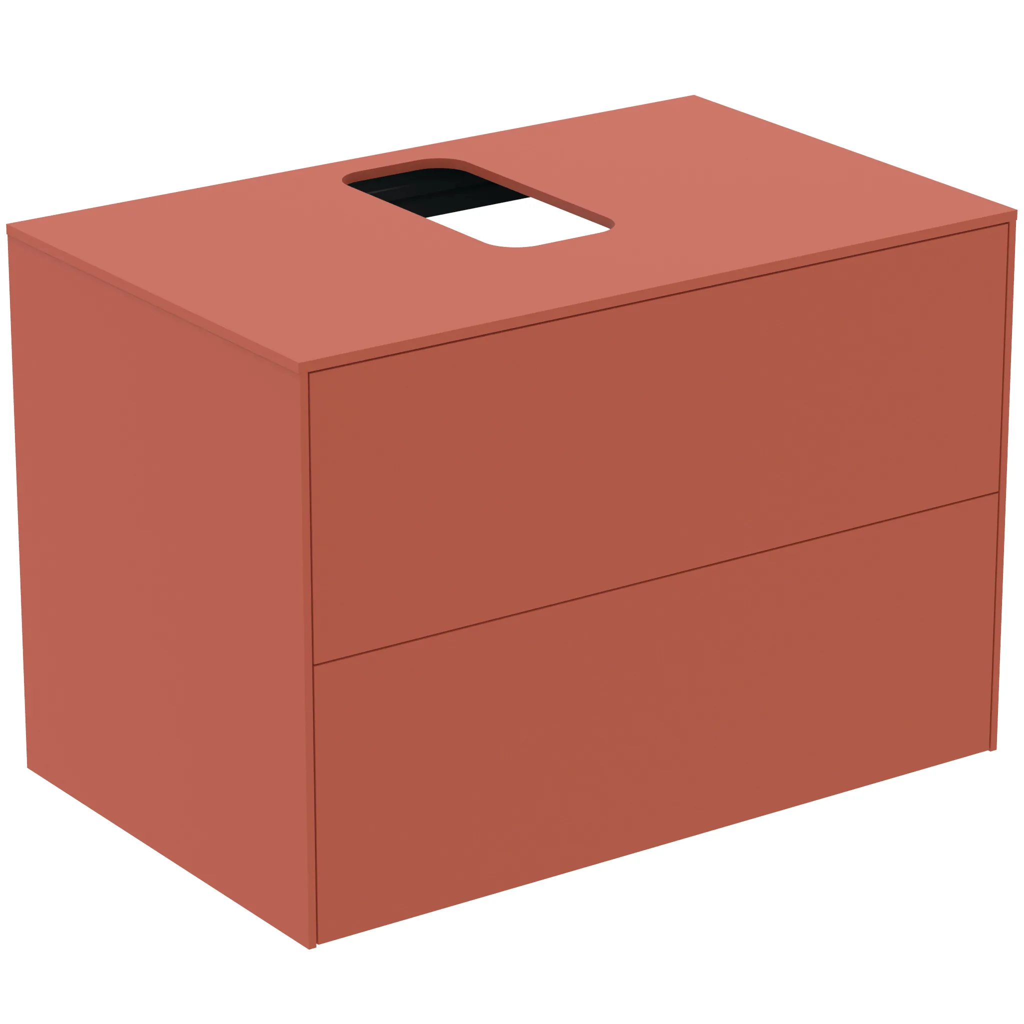 Ideal Standard Waschtischunterschrank „Conca“ 80,2 × 55 × 50,5 cm Sunset matt lackiert Ideal Standard Waschtischunterschrank „Conca“ 80,2 × 55 × 50,5 cm Sunset matt lackiert