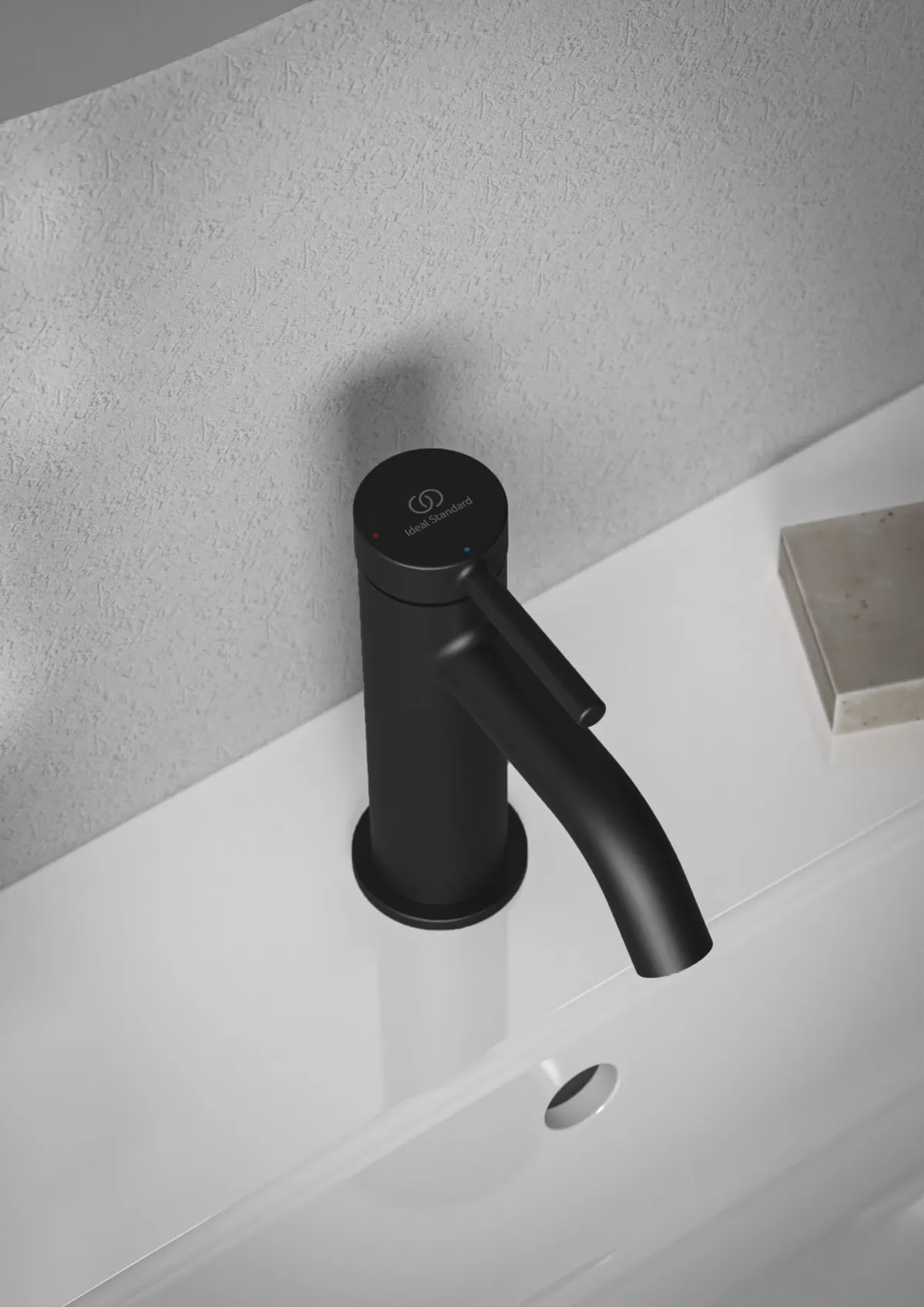 Waschtischarmatur Ceraline Nuovo Ausladung 105mm mit Push-Open-Ventil BlueStart Chrom Waschtischarmatur Ceraline Nuovo Ausladung 105mm mit Push-Open-Ventil BlueStart Chrom