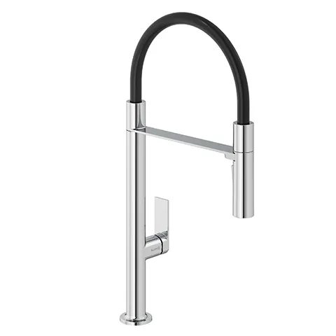 Kludi-QORD Spültisch-Einhandmischer flexibler abnehmb. Auslauf Chrom Kludi-QORD Spültisch-Einhandmischer flexibler abnehmb. Auslauf Chrom