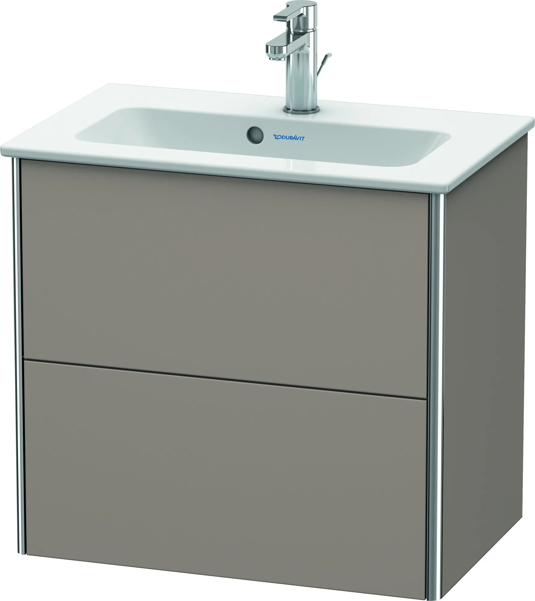 Duravit Waschtischunterschrank wandhängend „XSquare“ 61 × 56 × 38,8 cm Basalt Matt Duravit Waschtischunterschrank wandhängend „XSquare“ 61 × 56 × 38,8 cm Basalt Matt