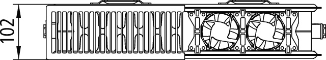 Kermi Wärmepumpen-Flachheizkörper „x-flair“ 40 × 90 cm in Tranquil
