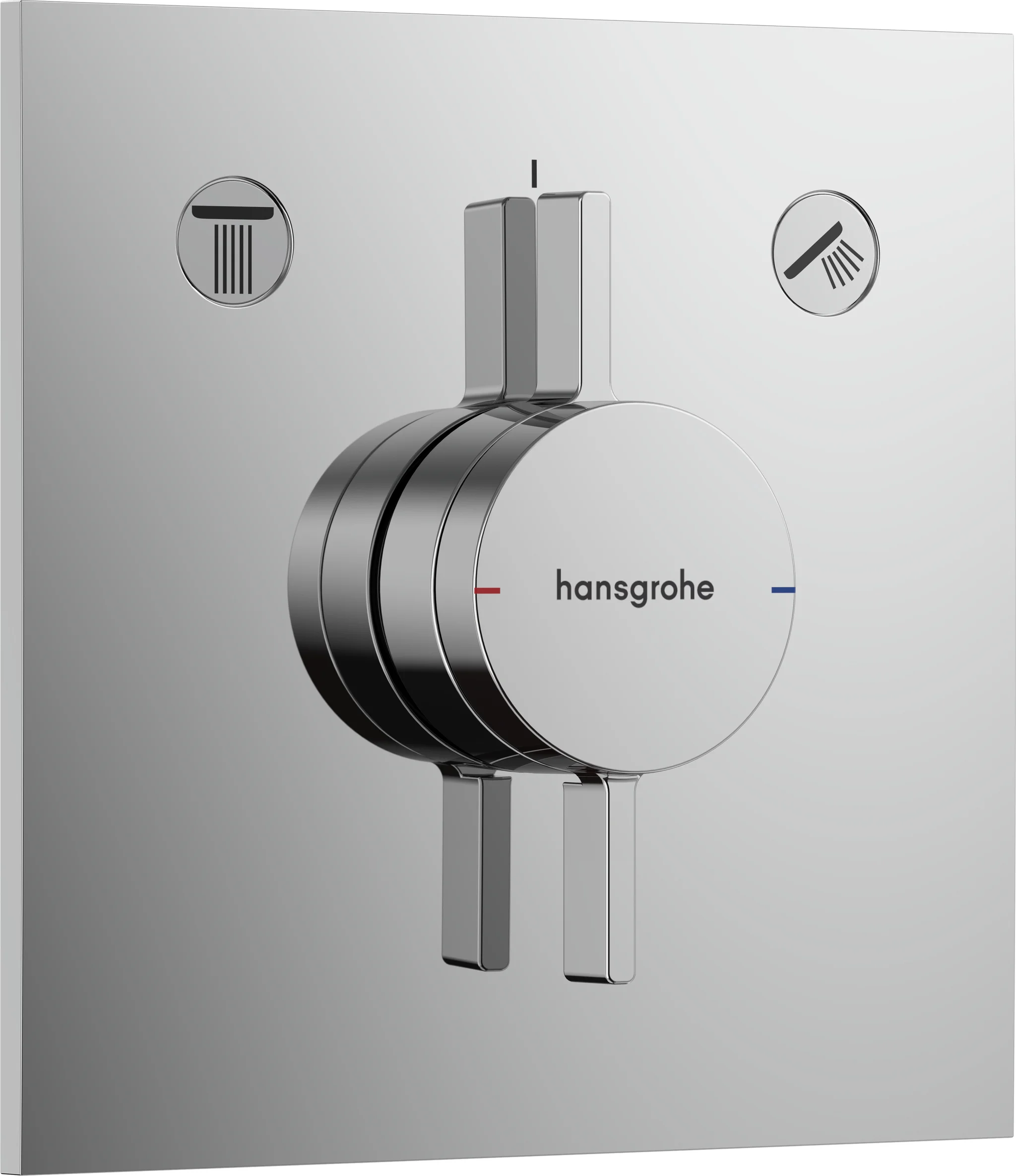Hansgrohe DuoTurn E Mischer Unterputz, Chrom, 2 Verbraucher, maximale Durchflussmenge 29,5 l/min bei 3 bar, Keramikmischsystem, einfache Installation mit vormontiertem Funktionsblock Hansgrohe DuoTurn E Mischer Unterputz, Chrom, 2 Verbraucher, maximale Durchflussmenge 29,5 l/min bei 3 bar, Keramikmischsystem, einfache Installation mit vormontiertem Funktionsblock