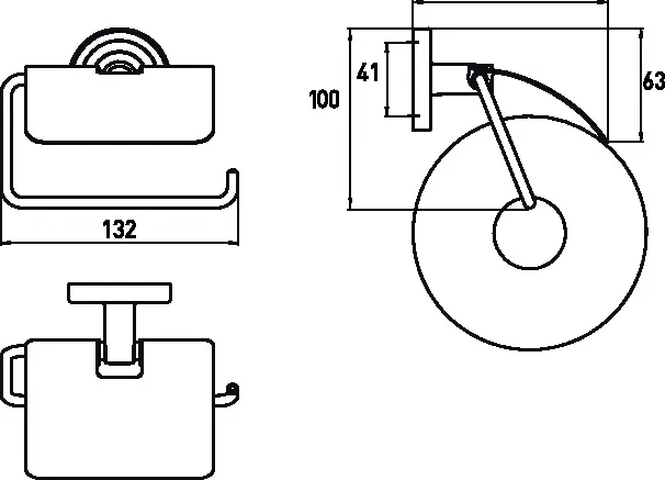 emco polo Papierhalter mit Deckelchrom emco polo Papierhalter mit Deckelchrom