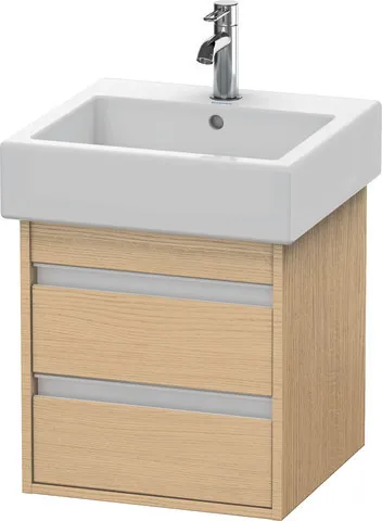 Duravit Waschtischunterschrank wandhängend „Ketho“ 45 × 48 × 44 cm Eiche Natur Duravit Waschtischunterschrank wandhängend „Ketho“ 45 × 48 × 44 cm Eiche Natur