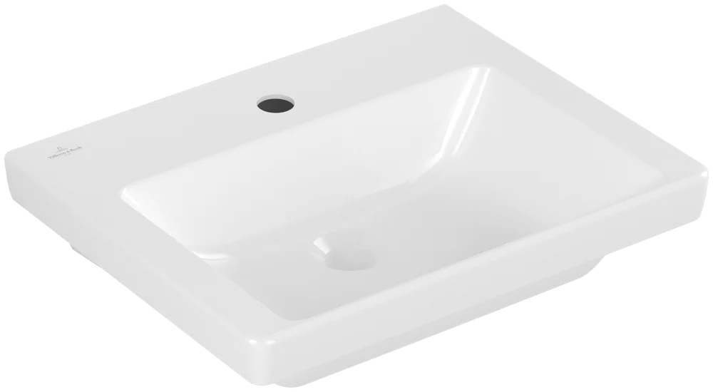 Villeroy & Boch Subway 3.0 Handwaschbecken 500x400mm Rechteck Weiß Alpin