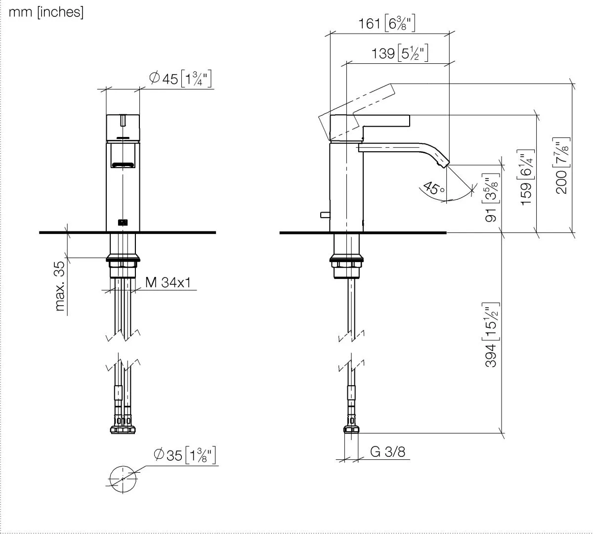 Waschtisch-Einhandbatterie mit Ablaufgarnitur IMO Chrom Waschtisch-Einhandbatterie mit Ablaufgarnitur IMO Chrom