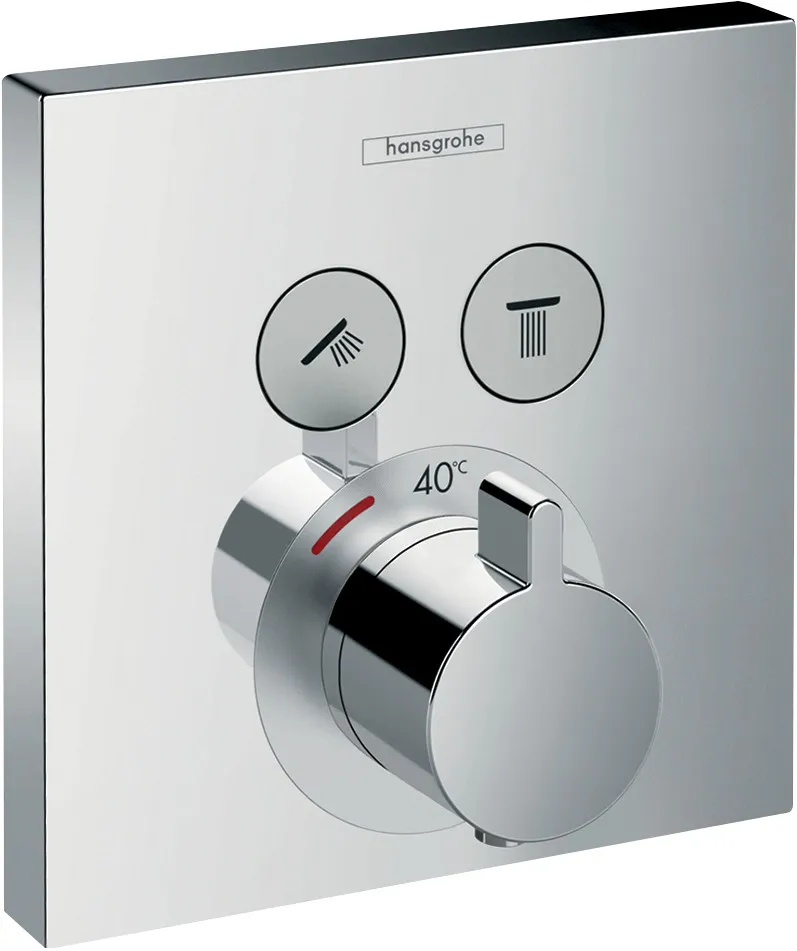 Thermostat Unterputz ShowerSelect Fertigset 2 Verbraucher chrom