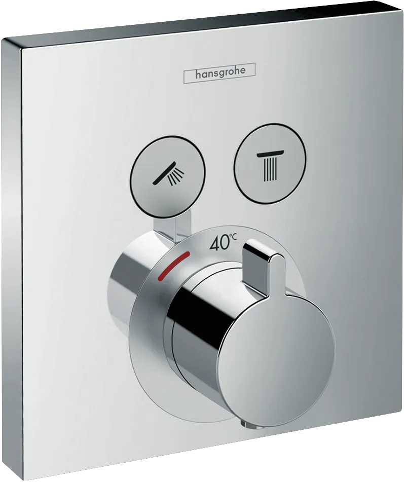 Thermostat Unterputz ShowerSelect Fertigset 2 Verbraucher chrom Thermostat Unterputz ShowerSelect Fertigset 2 Verbraucher chrom