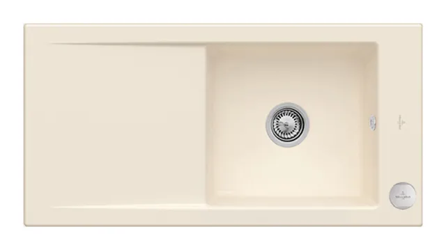 Villeroy & Boch Einbau-Küchenspülbecken „Timeline“ 60 1000 × 510 × 220 mm in Ivory