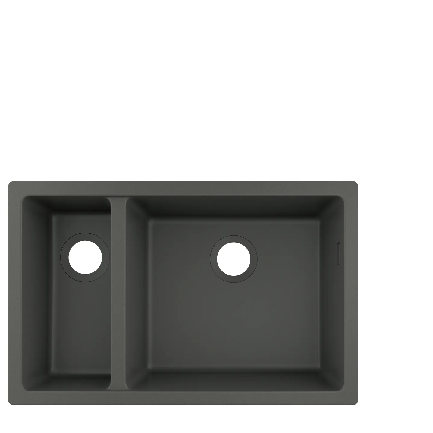 Unterbauspüle 180x450 S510-U635 graphitschwarz Unterbauspüle 180x450 S510-U635 graphitschwarz