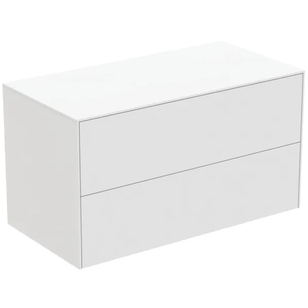 Ideal Standard Waschtischunterschrank „Conca“ 100,2 × 55 × 50,5 cm Weiß matt lackiert