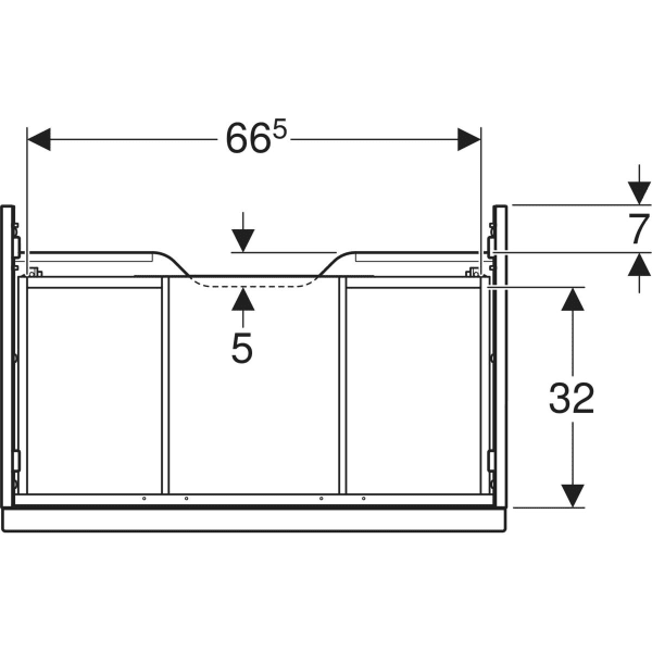 Geberit iCon Unterschrank für Waschtisch, 1 Schublade, lava lackiert matt, 74 x 24,7 x 47,6 cm Geberit iCon Unterschrank für Waschtisch, 1 Schublade, lava lackiert matt, 74 x 24,7 x 47,6 cm
