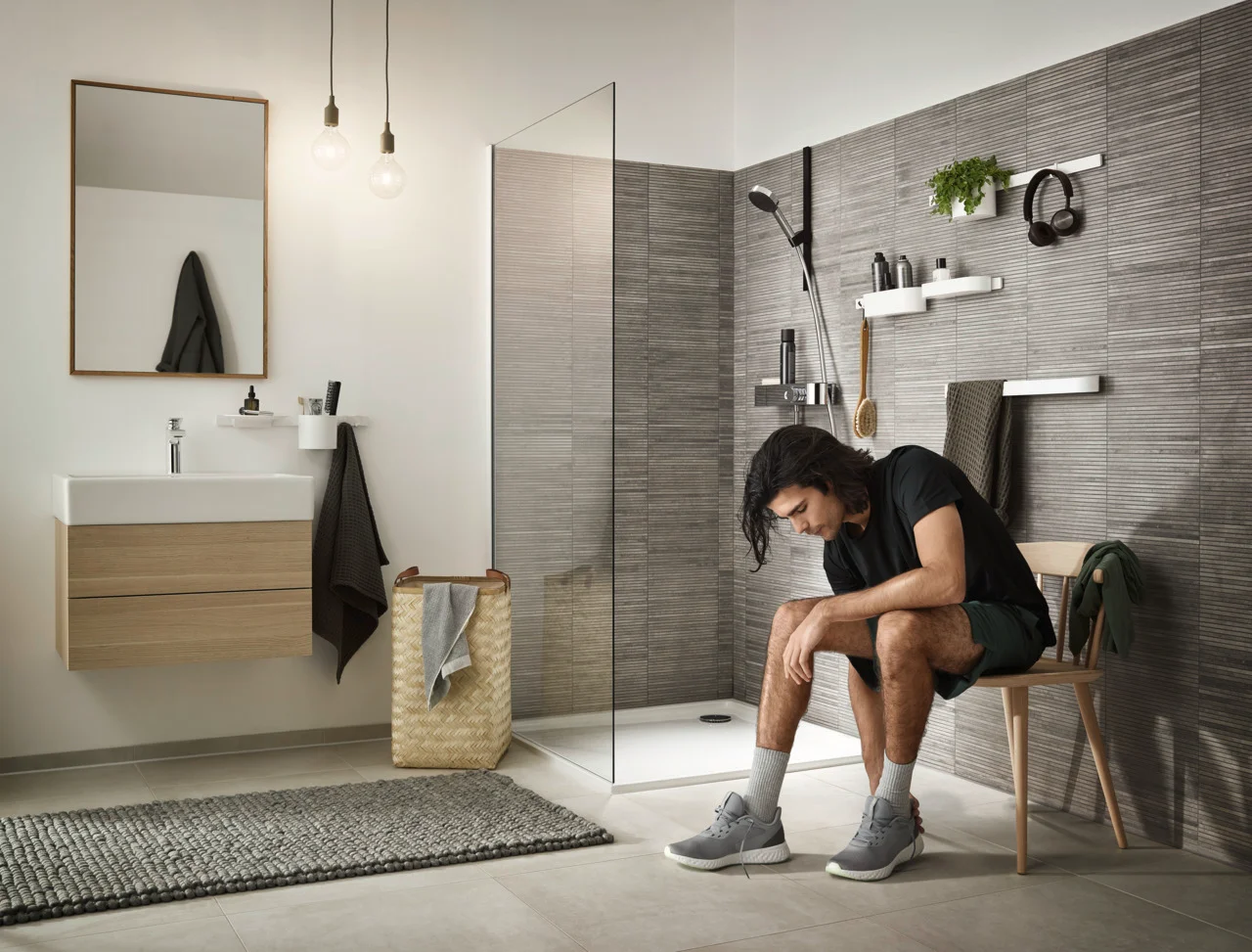 Hansgrohe ShowerTablet Select Brausethermostat 400 Aufputz, Chrom, DN15, max. Durchfluss 16,3 l/min, min./max. Betriebsdruck 1–10 bar
