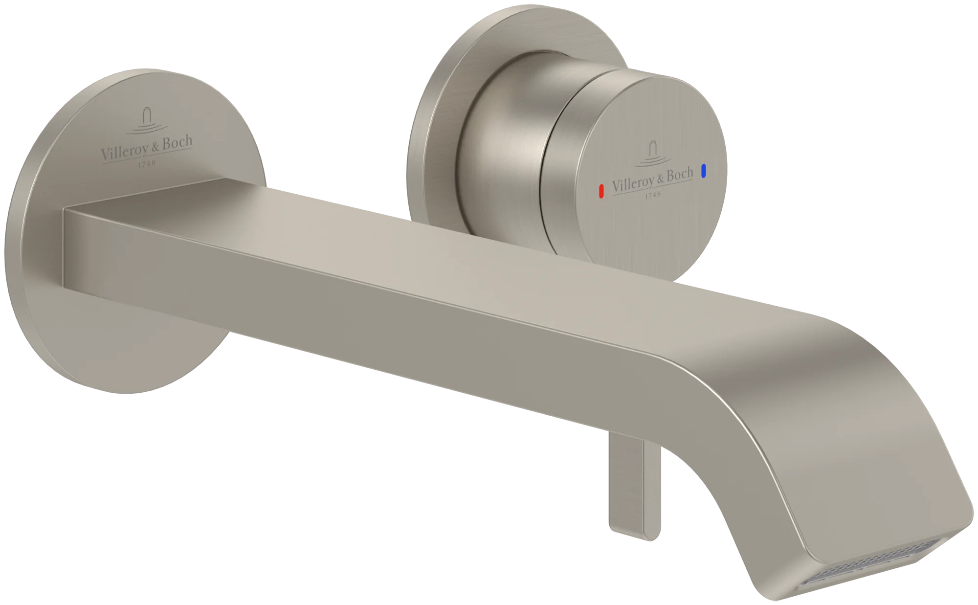 Villeroy & Boch Dawn Einhebel-Waschtischarmatur TVZ106003000 Brushed Nickel Matt Villeroy & Boch Dawn Einhebel-Waschtischarmatur TVZ106003000 Brushed Nickel Matt
