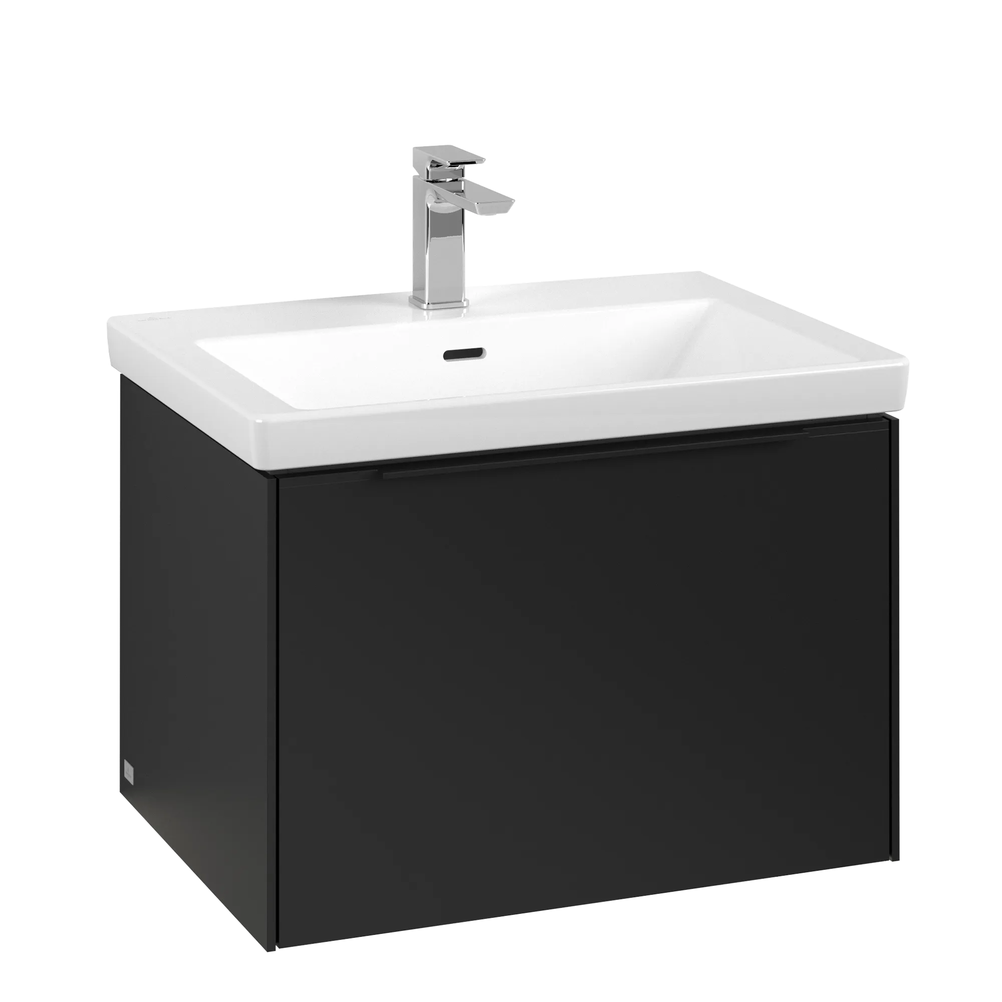 Villeroy & Boch Subway 3.0 Waschbeckenunterschrank C575L1, 622x429x478 mm, Volcano Black