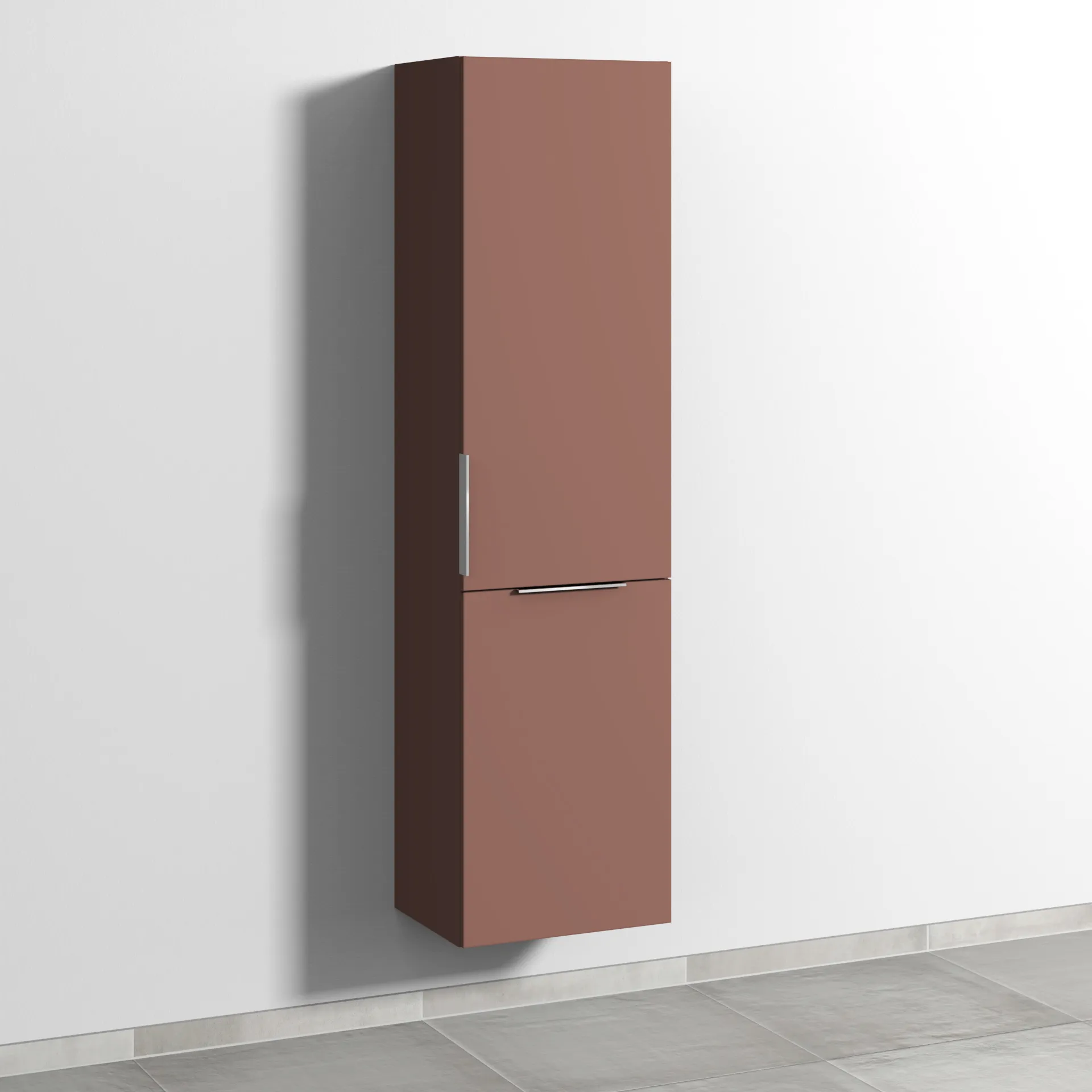 Sanipa Stauraumschrank „3way“ 450 × 1700 × 345 mm Anschlag rechts, in Wine-Red, Anschlag rechts