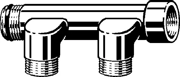 Viega „Sanfix“ Verteiler 2-fach Viega „Sanfix“ Verteiler 2-fach