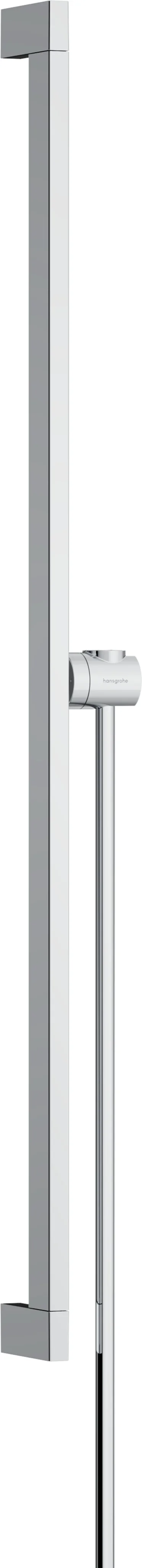 Hansgrohe Unica Brausestange E Puro 90 cm mit Easy Slide Handbrausehalter und Isiflex Brauseschlauch 160 cm, Chrom