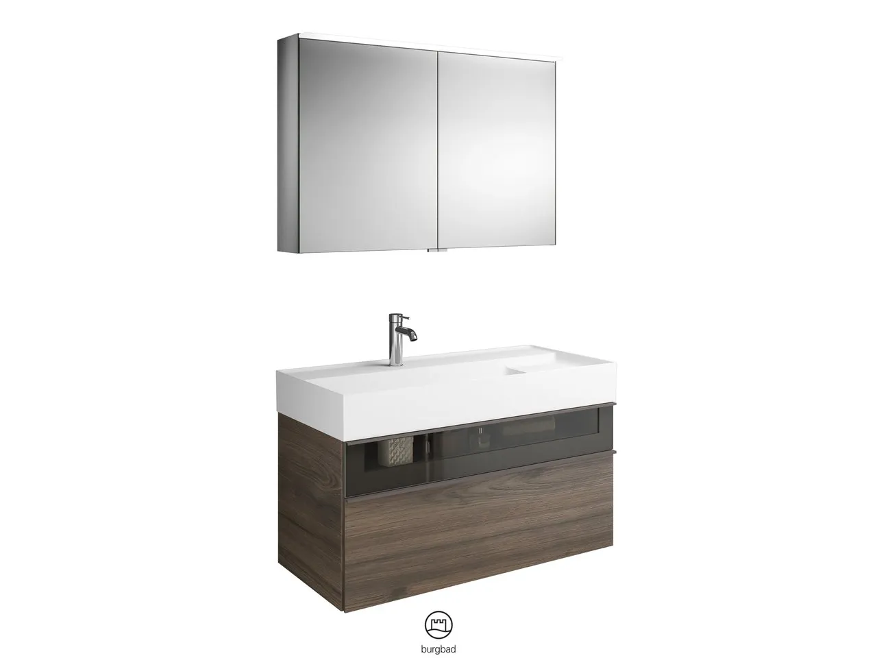 burgbad Yumo PG1 Badmöbelset (SFKZ102), Breite 1015 mm burgbad Yumo PG1 Badmöbelset (SFKZ102), Breite 1015 mm