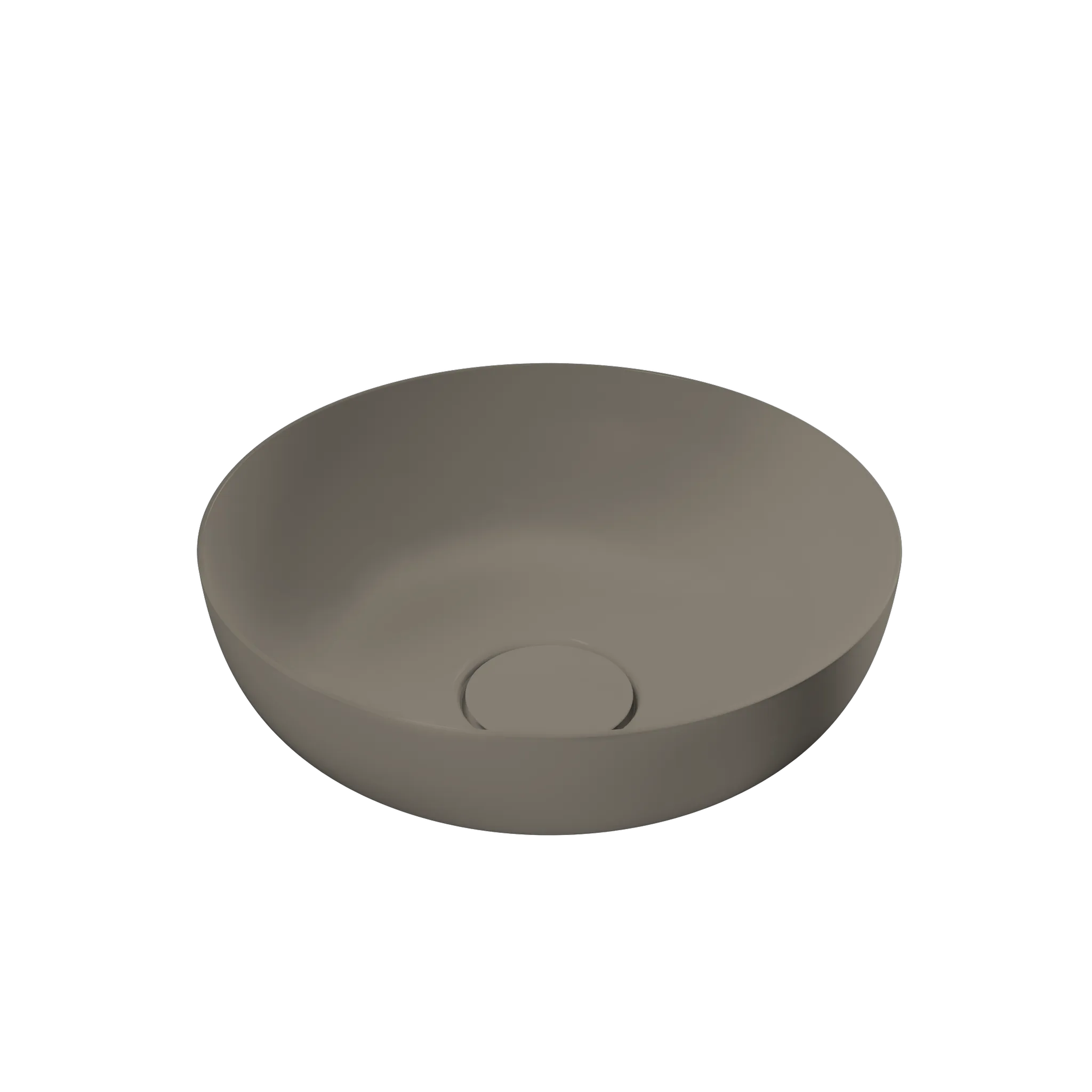 Waschtischschale „Miena“ 31 cm in warm grey 60, mit Perl-Effekt