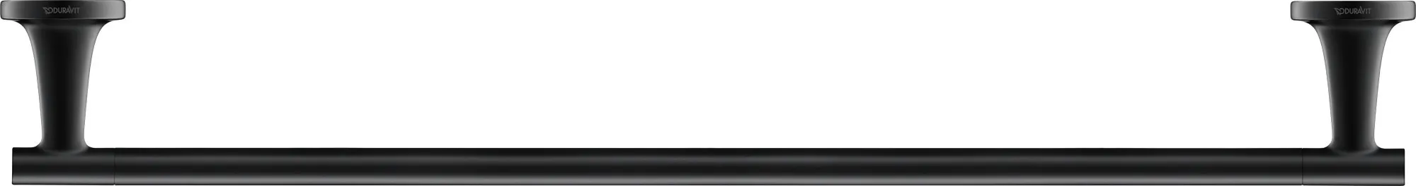 Duravit Badetuchhalter „Starck T“, Befestigung sichtbar, 1-armig 61 cm Duravit Badetuchhalter „Starck T“, Befestigung sichtbar, 1-armig 61 cm
