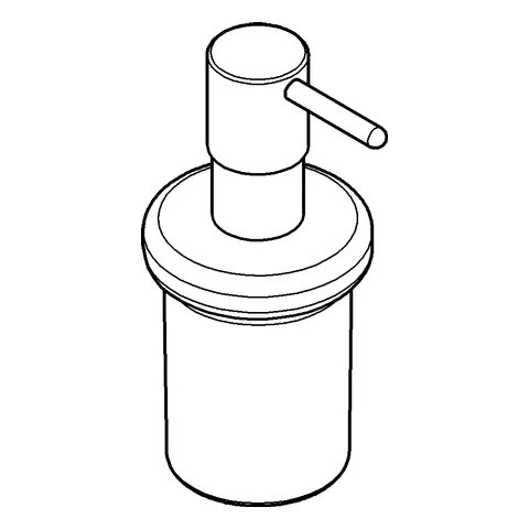 Seifenspender Essentials 40394_1, Material Glas/Metall, passend für Halter Essentials 40369xx1, Essentials Cube 40 508, BauCosmopolitan 40585), Essentials Authentic 40652, chrom/glas Seifenspender Essentials 40394_1, Material Glas/Metall, passend für Halter Essentials 40369xx1, Essentials Cube 40 508, BauCosmopolitan 40585), Essentials Authentic 40652, chrom/glas