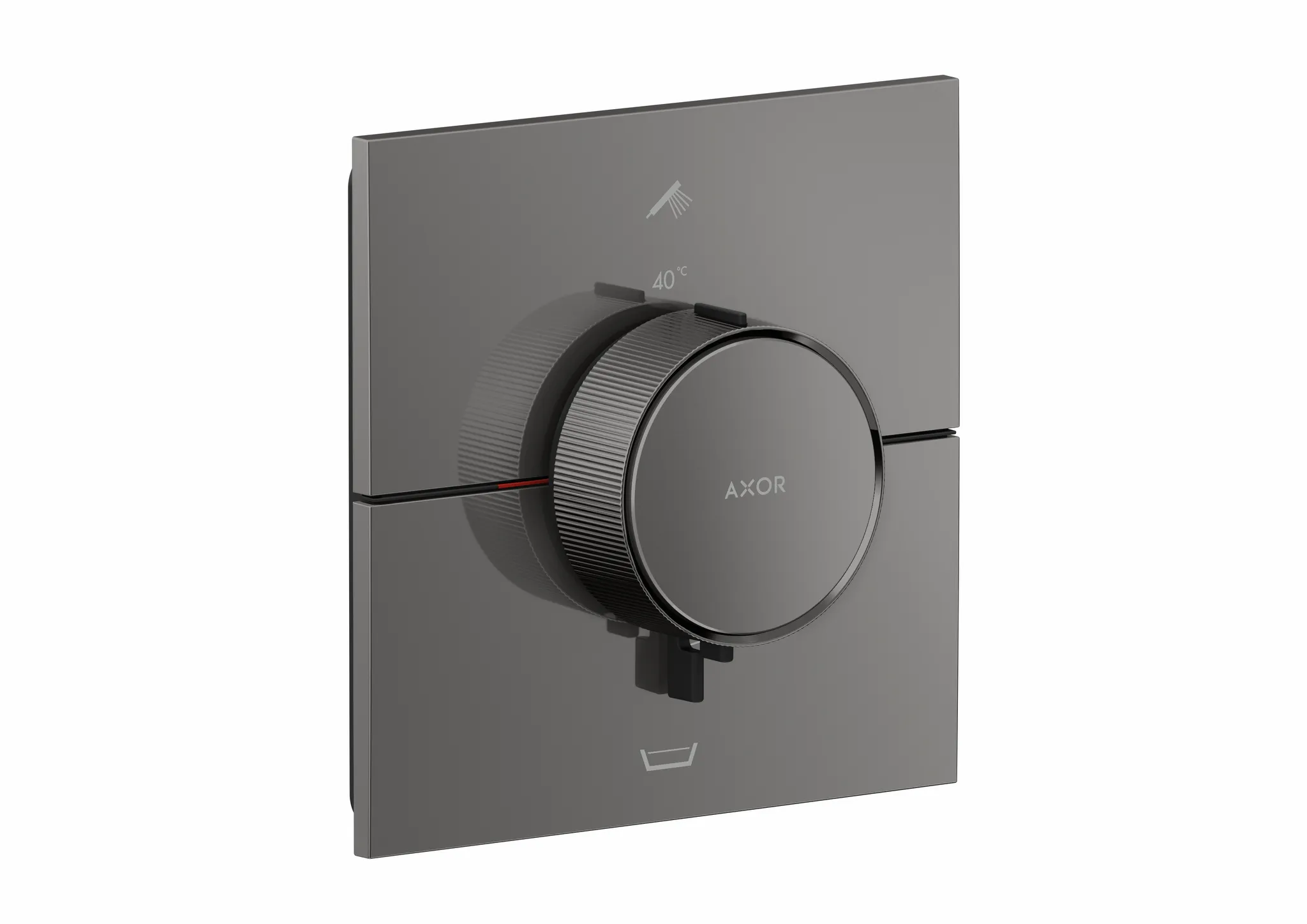 Hansgrohe AXOR ShowerSelect ID Thermostat Unterputz eckig für 2 Verbraucher Polished Black Chrome Hansgrohe AXOR ShowerSelect ID Thermostat Unterputz eckig für 2 Verbraucher Polished Black Chrome