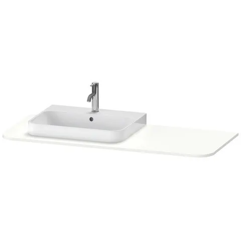 Duravit Konsole „Happy D.2 Plus“, links in Weiß Supermatt