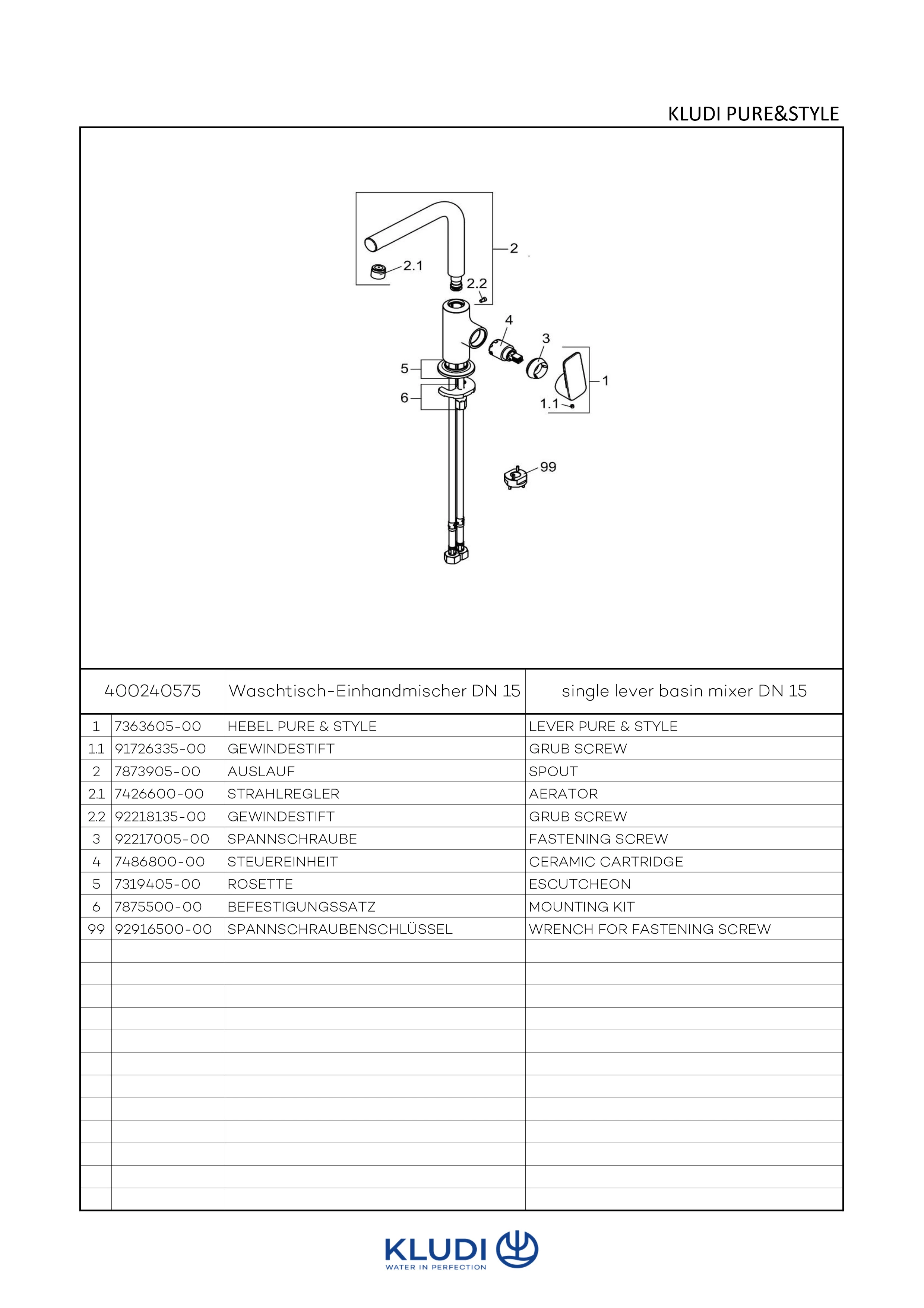 PURE & STYLE WTEHM mit seitl. Bed. ohne Ablaufgarnitur chrom PURE & STYLE WTEHM mit seitl. Bed. ohne Ablaufgarnitur chrom