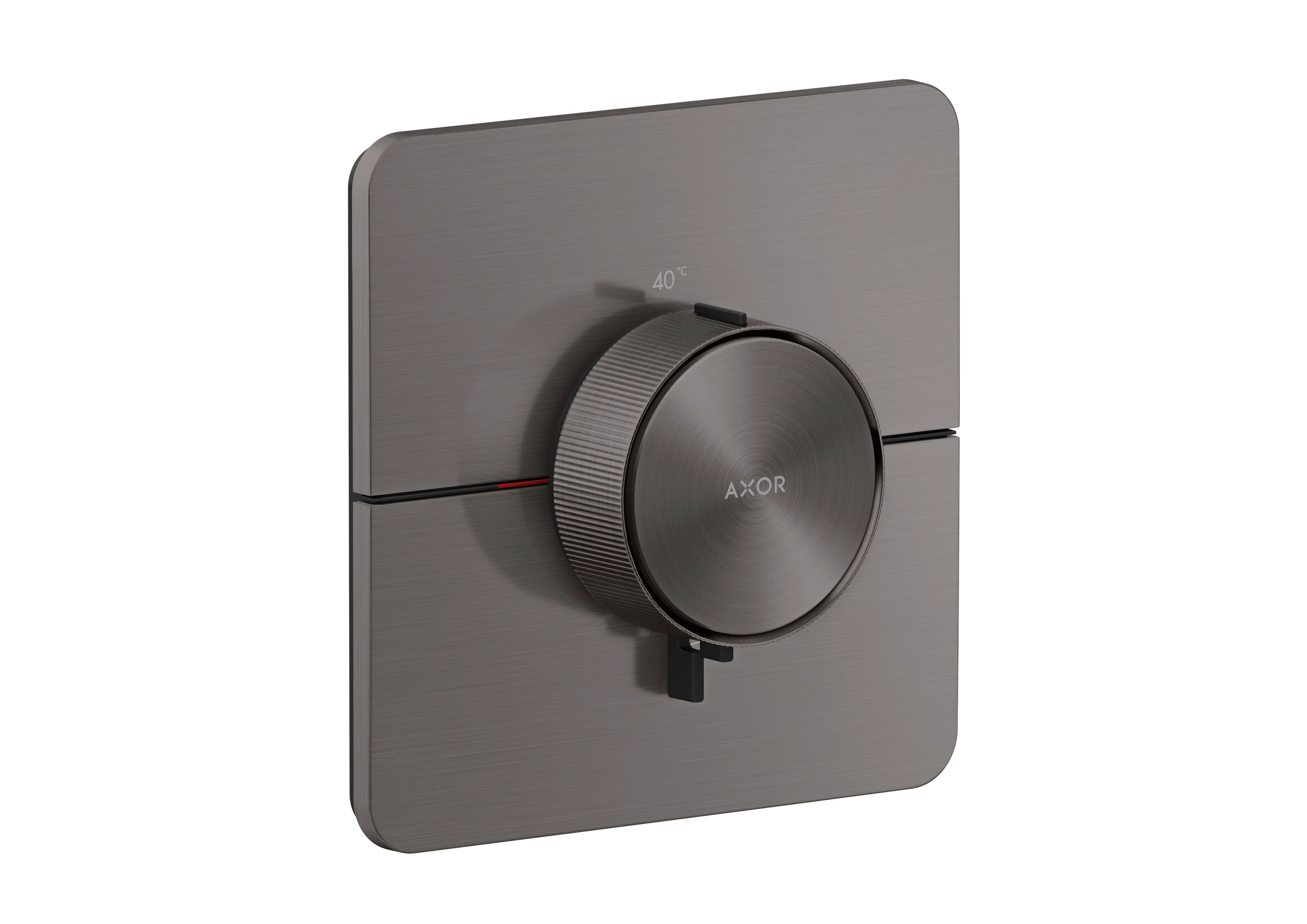 Hansgrohe AXOR ShowerSelect ID Thermostat HighFlow Unterputz softsquare Brushed Black Chrome, präzise Temperatursteuerung, flache Rosette, einfache Installation Hansgrohe AXOR ShowerSelect ID Thermostat HighFlow Unterputz softsquare Brushed Black Chrome, präzise Temperatursteuerung, flache Rosette, einfache Installation
