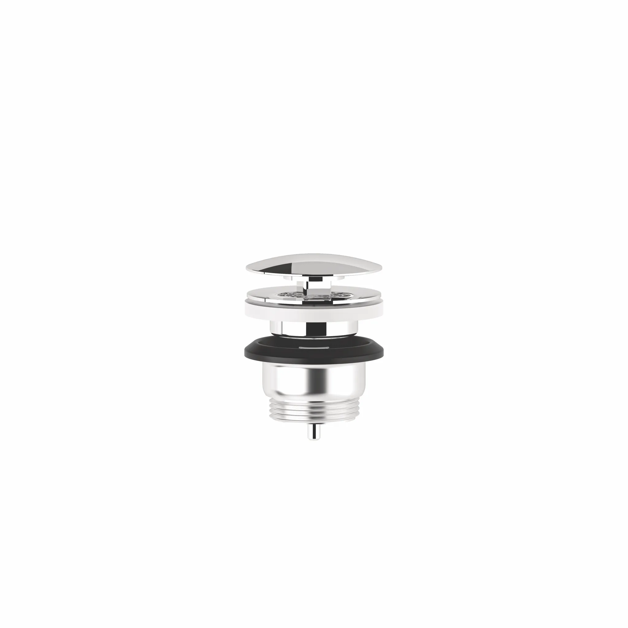 Kludi ROTEXA Ablaufgarnitur immer offen mit Keramikabdeckung Mattschwarz | 39 mm | GeraBad.de